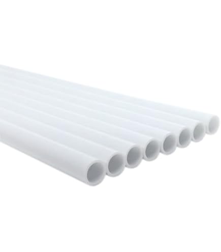 Amazon | PIPE-FACTORY 塩ビパイプ 外径11mm 白 内径9mm×長さ520mm